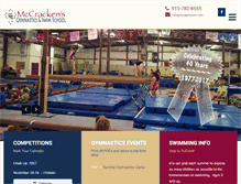 Tablet Screenshot of mcgymswim.com